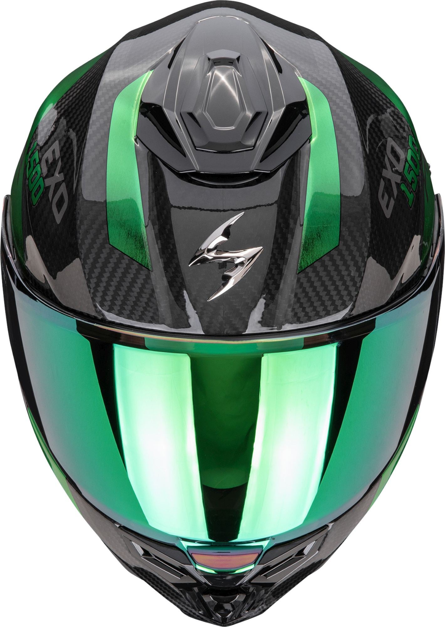Scorpion Exo-1500 Carbon Air Platted Casco integrale nero/verde L (59/60) Figura 2