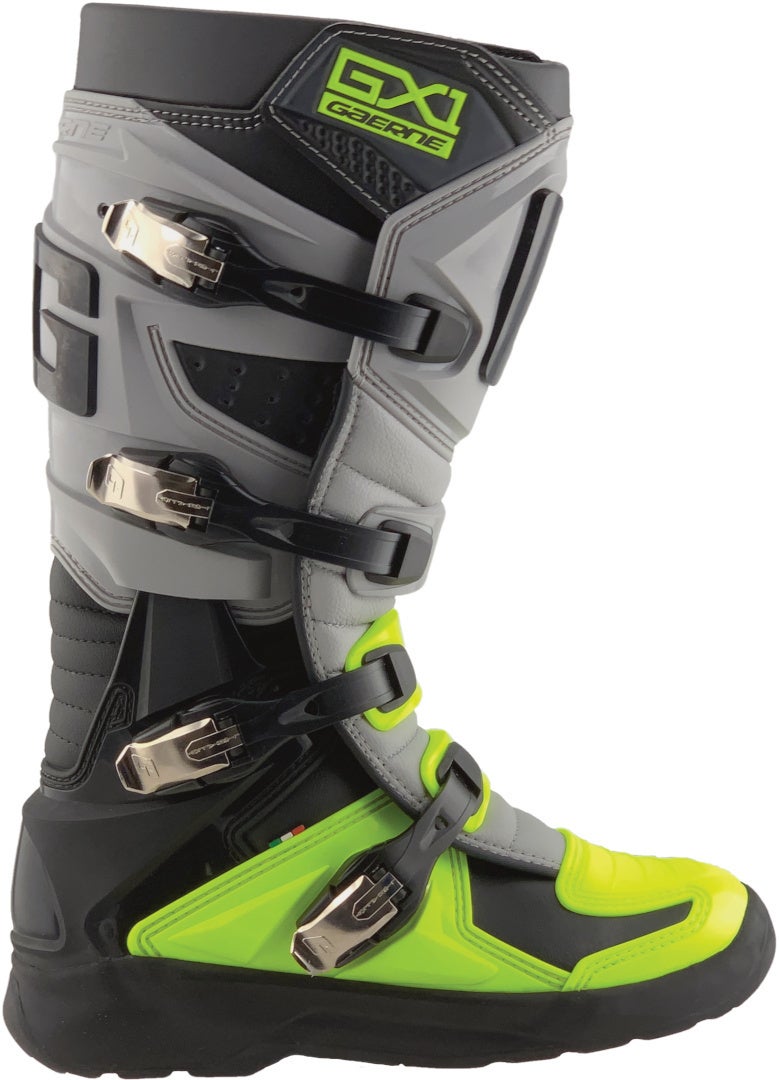 Gaerne GX-1 Evo 2020 Motocross støvler sort/grå/gul 40 Figur 3