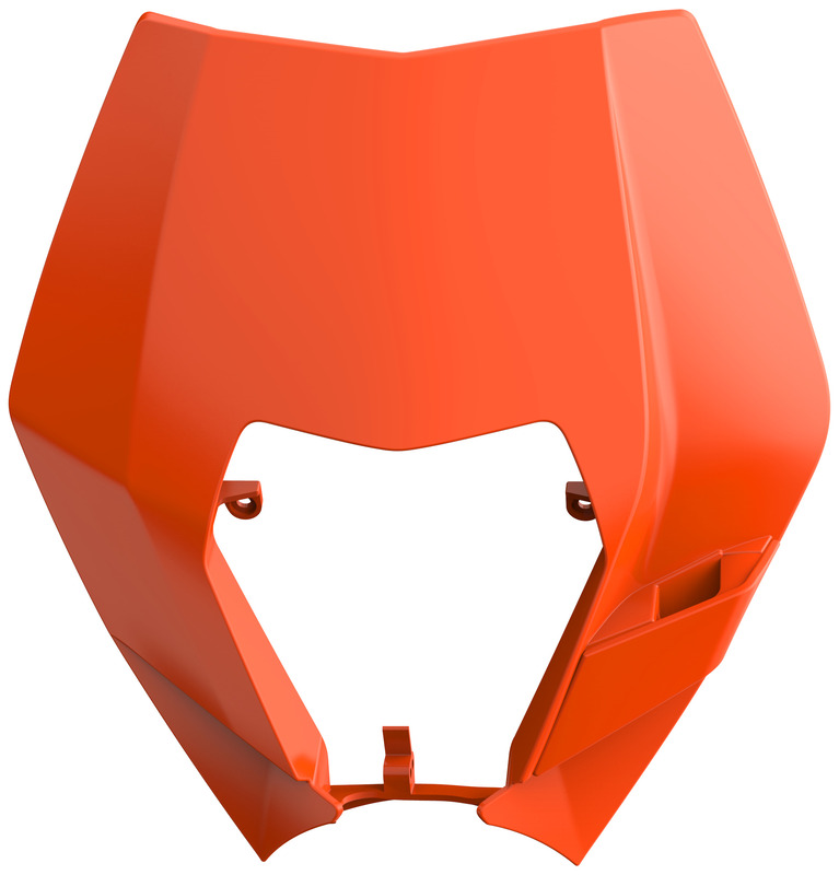 POLISPORT Orange strålkastarplatta KTM EXC/EXC-F Figur 1