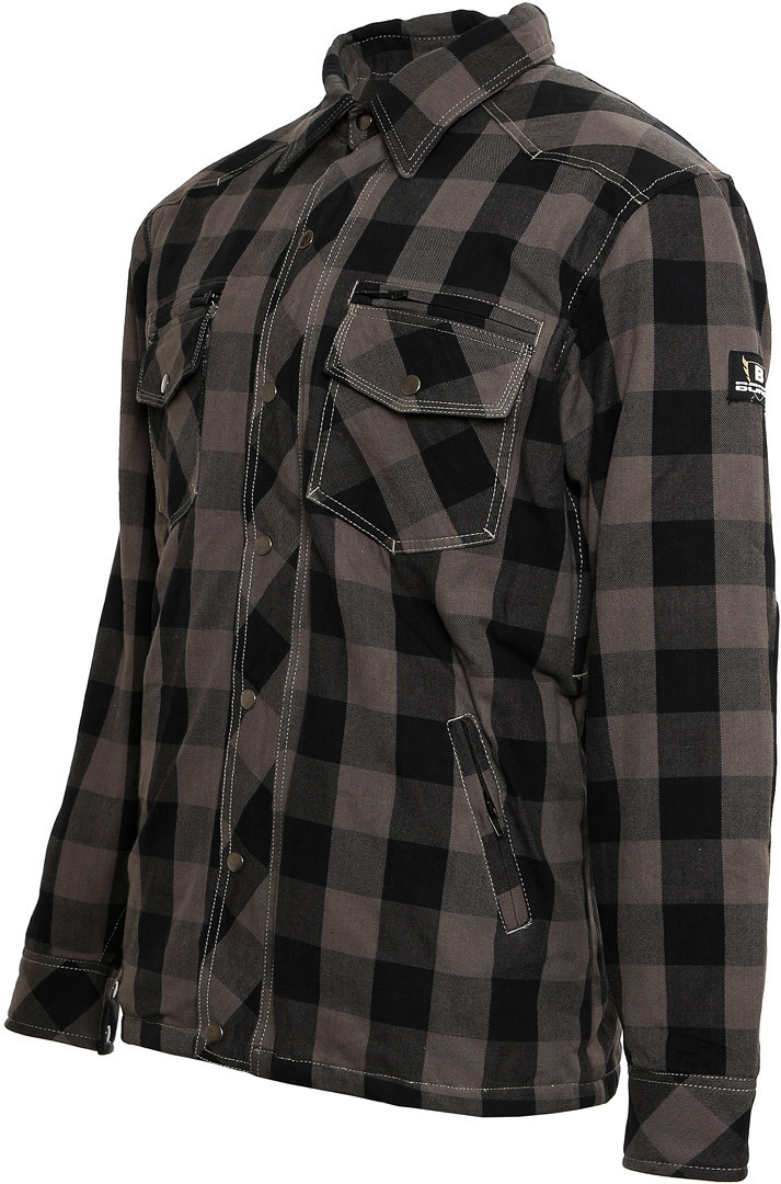 Bores Lumberjack Premium Cămașă de motocicletă gri/negru 5XL Figura 5