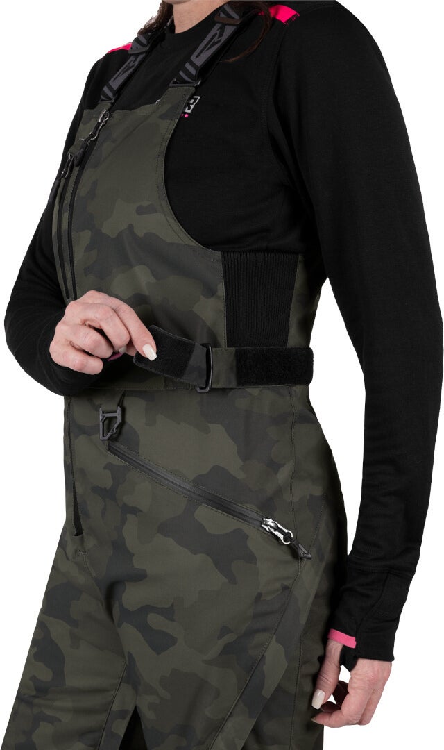 FXR Aerial Lite Pantalon de motoneige pour dames Vert militaire/Camouflage 10 Figure 5