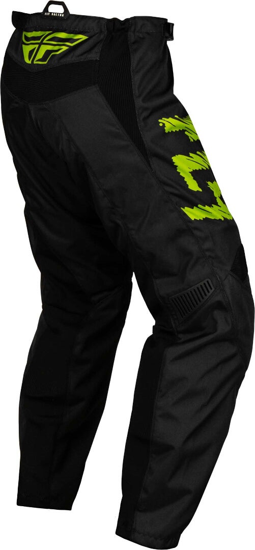 Fly Racing F-16 2024 Pantalons de motocross pour enfants noir/vert 24 Figure 3