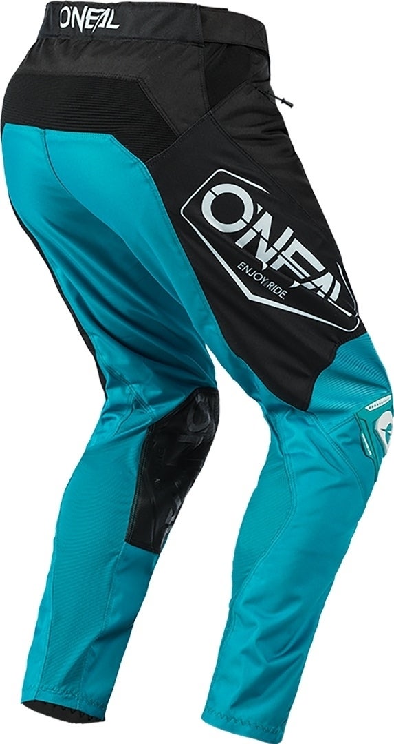 Oneal Mayhem Hexx Motocross bukser Sort/turkis 42 Figur 2