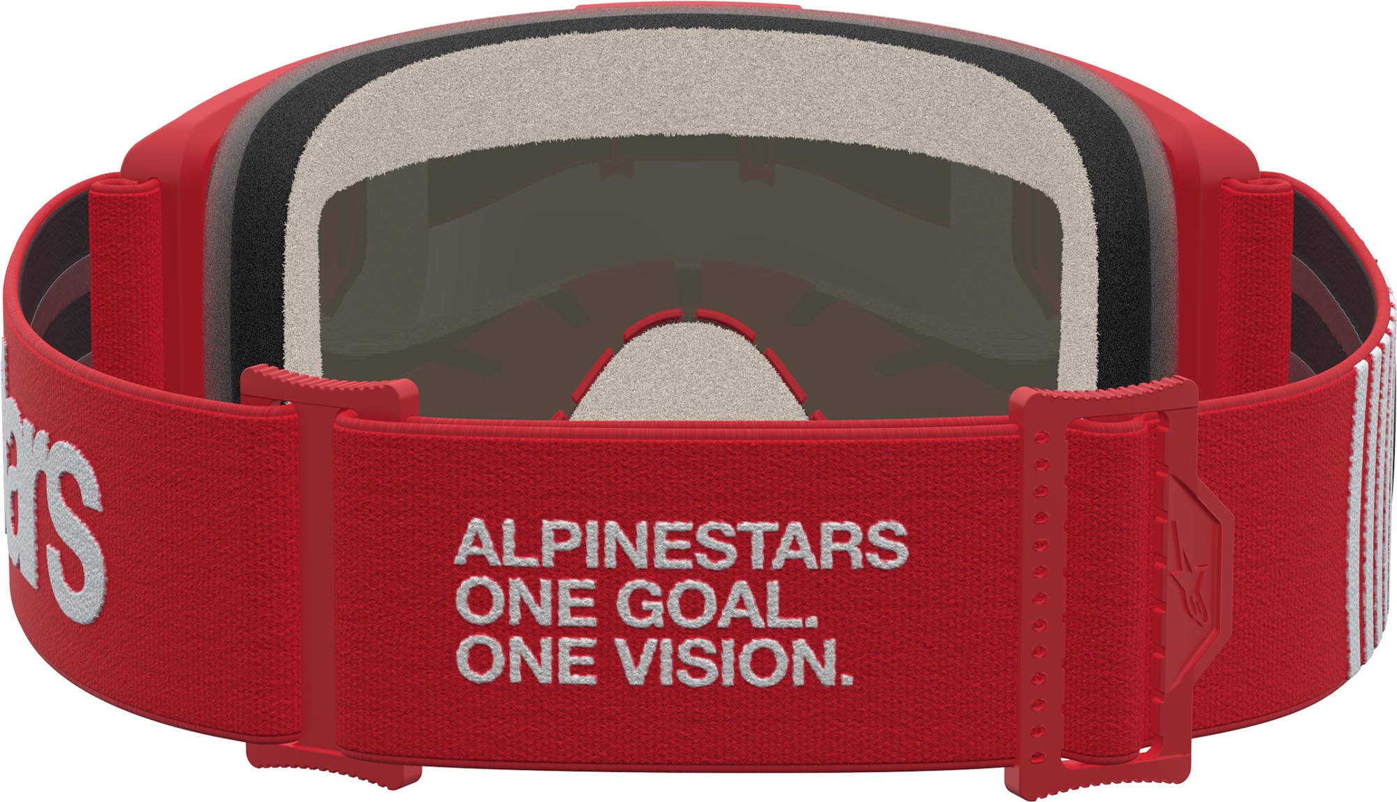 Alpinestars Vision 5 Hone Mirror Motocross Goggles red/white Figure 2