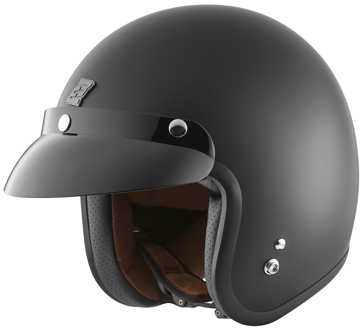 Bogotto V541 Jet Hjälm Black Matt XL Figur 2