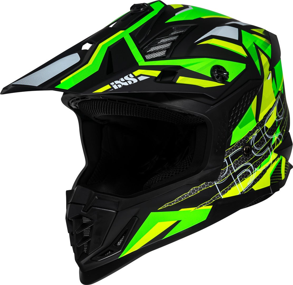 IXS iXS363 2.0 Casco Motocross nero/giallo M (57/58) Figura 1