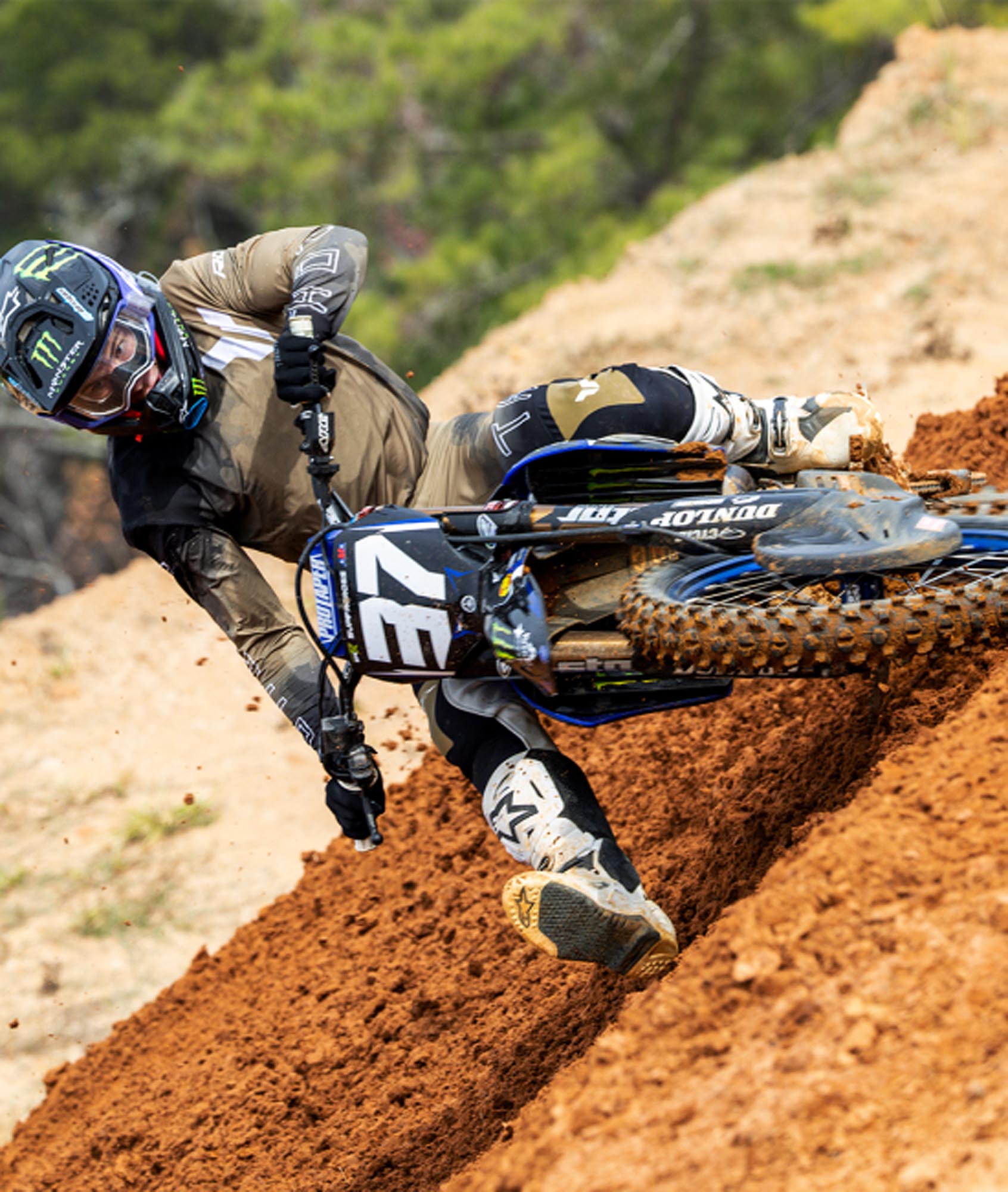 Side view of Thor Sportmode Carbon Motocross Pants