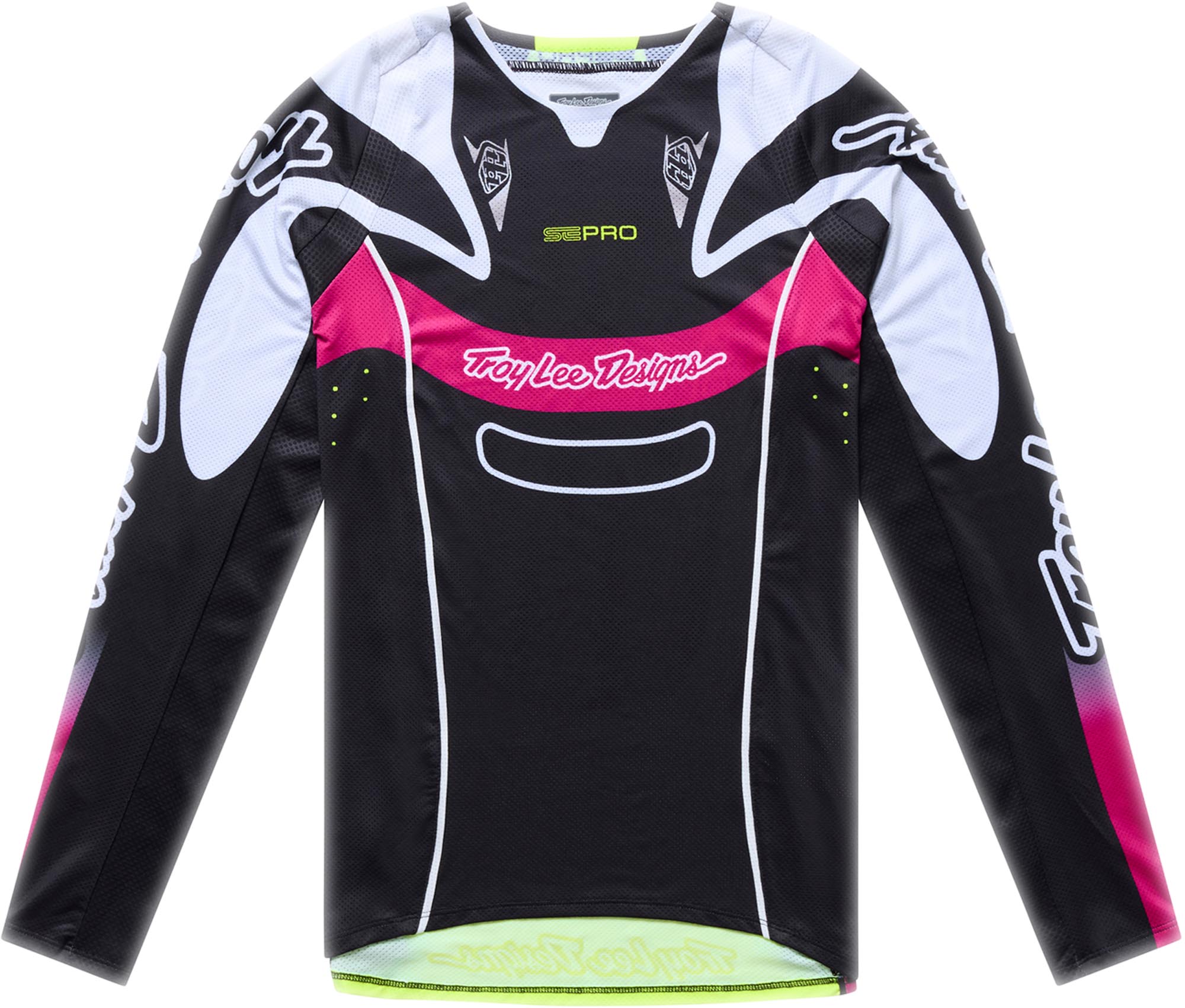 Troy Lee Designs SE Pro Salvo Ungdoms motocrosstrøje Sort/hvid M Figur 1