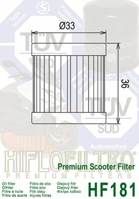 Hiflofiltro Oljefilter - HF181 Figur 3