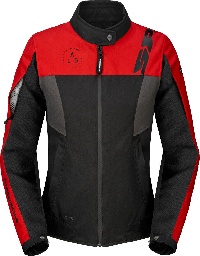 Spidi Corsa H2Out imperméable dames moto textile veste noir/rouge M Figure 1
