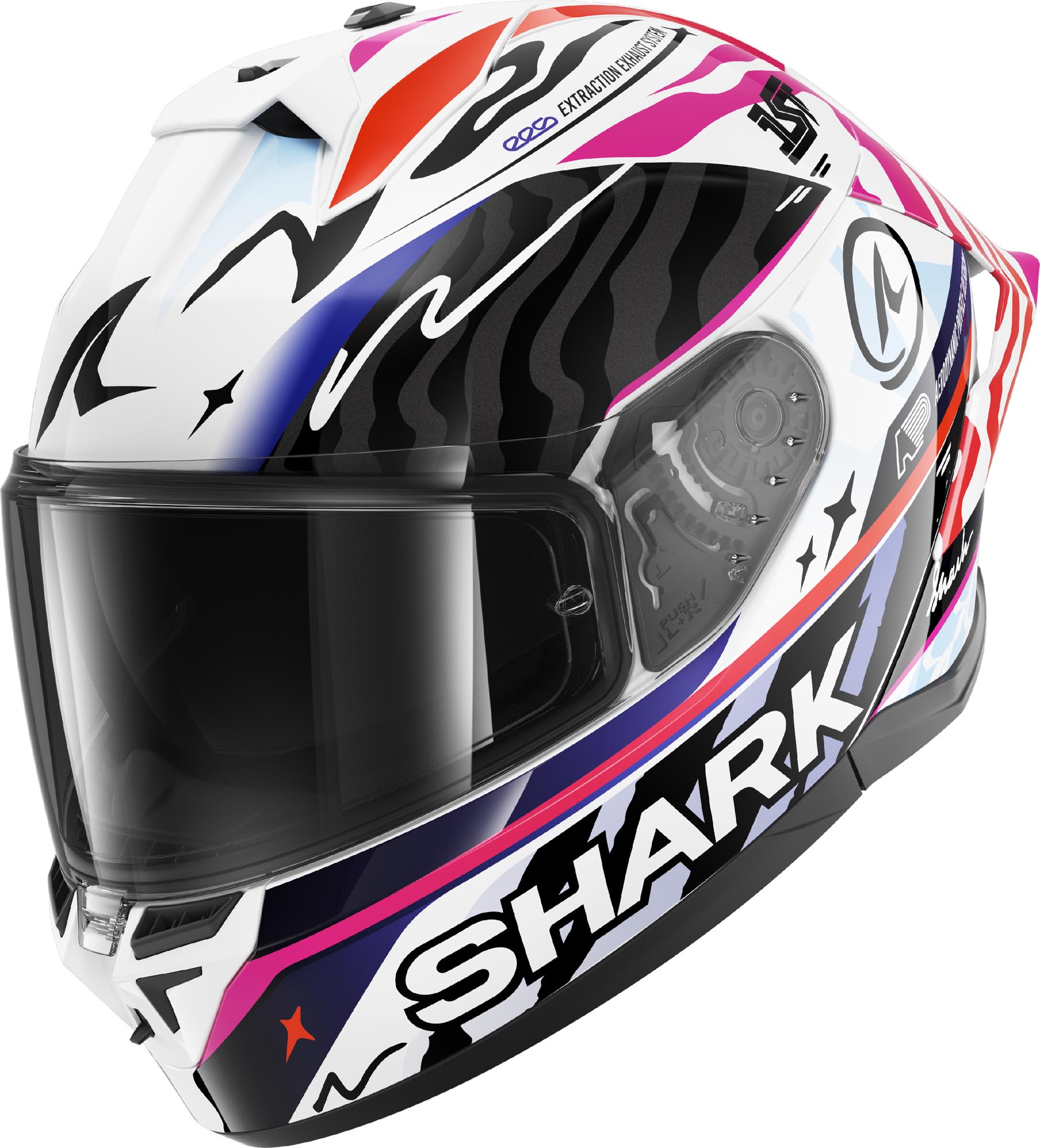 Shark Skwal Cup Speed Fancy Casque Blanc/Noir/Rose M (57/58) Figure 1