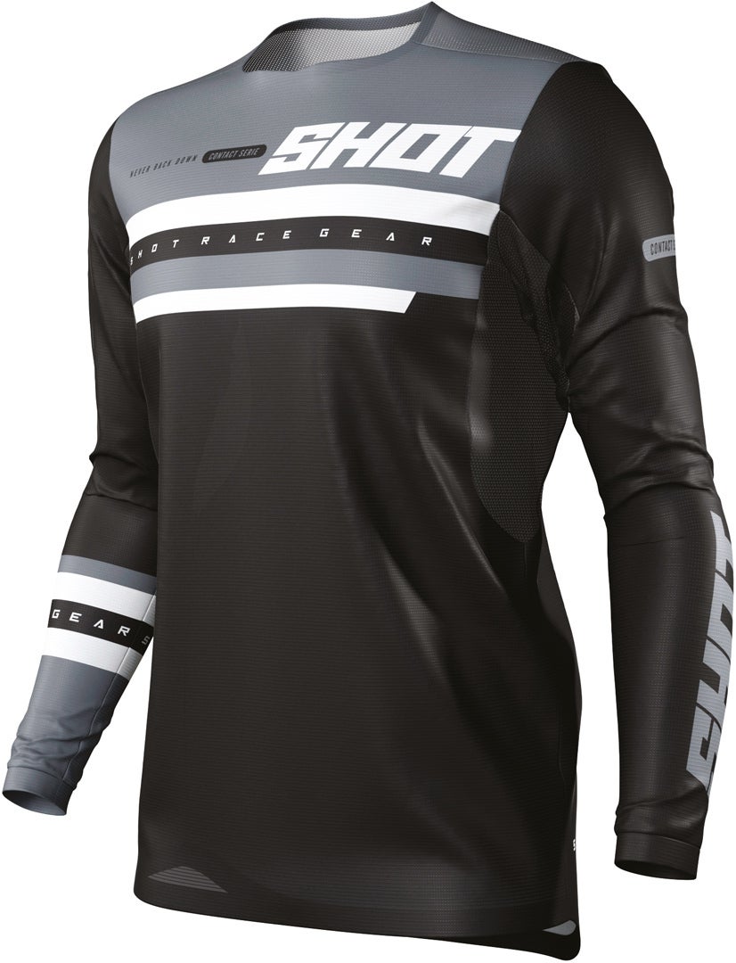 Shot Contact Shining Motokrosový dres černá M Obrázek 1