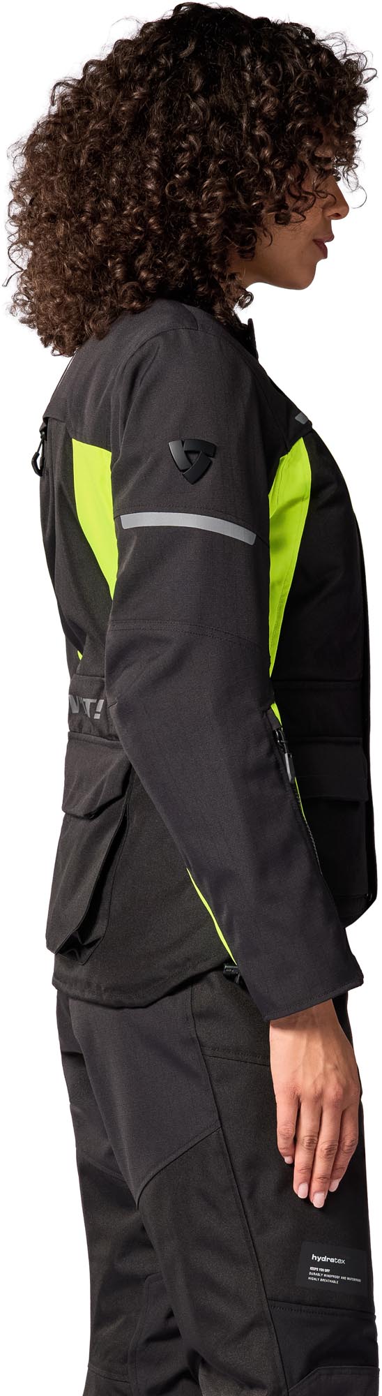 Revit Outback 5 H2O Jachetă textilă impermeabilă pentru motociclete negru/galben-neon 38 Figura 5