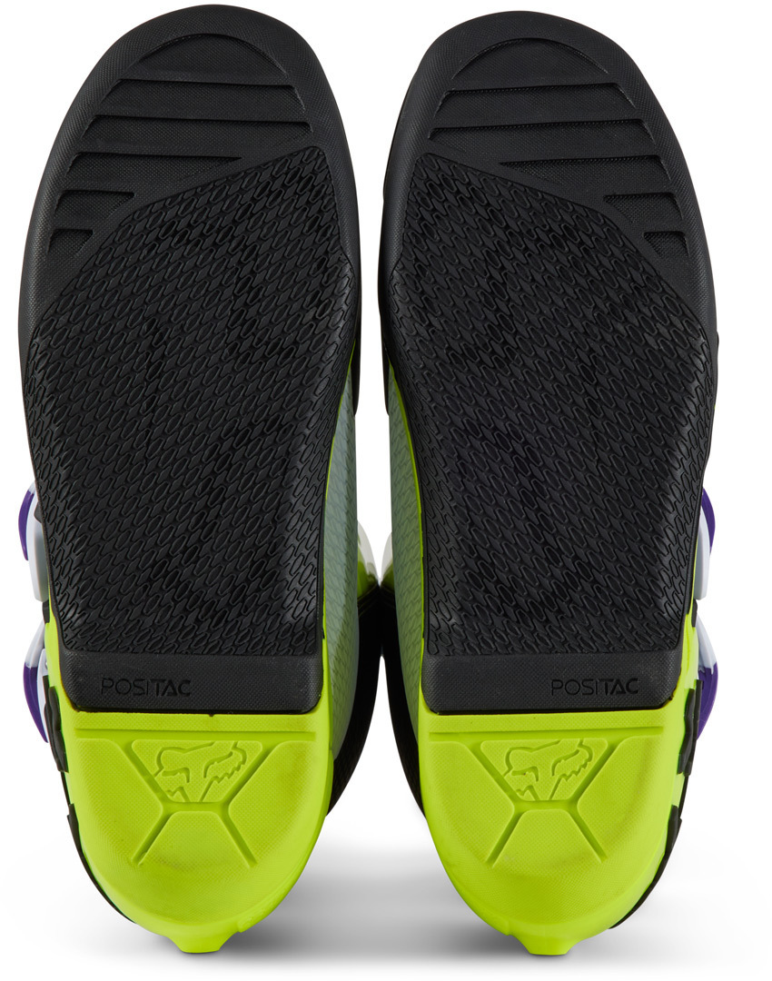FOX Comp Botas de motocross morado/amarillo/negro 8 Figura 5