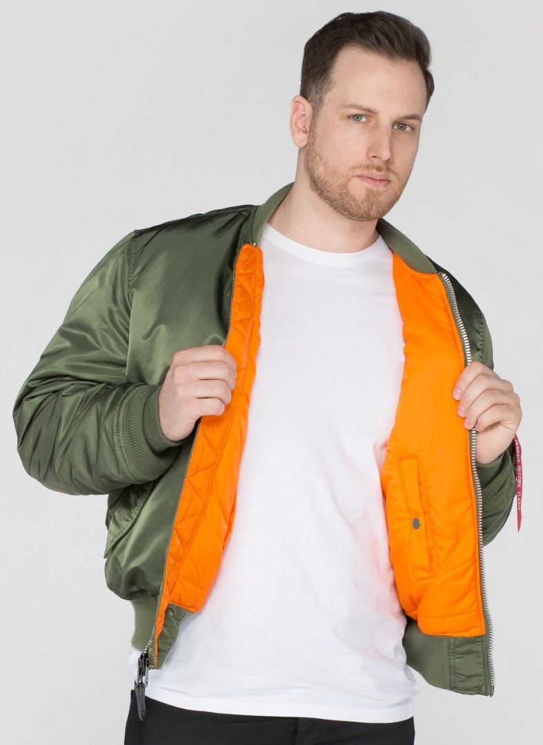 Alpha Industries MA-1 Jakke oliven L Figur 3