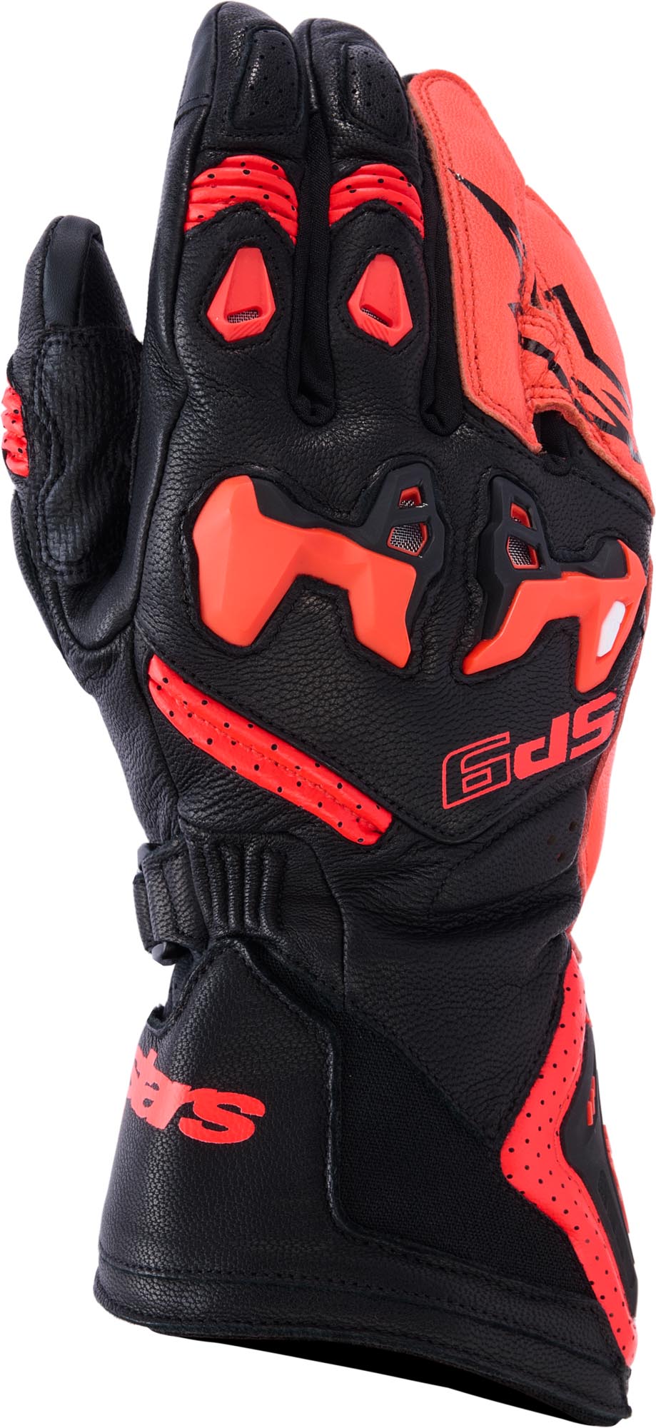Alpinestars SP-9 Mănuși de motocicletă Negru/Roșu 2XL Figura 1