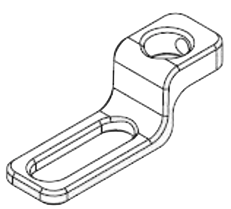 KOSO Suport de tip S pentru senzor de viteză (M10) Figura 1