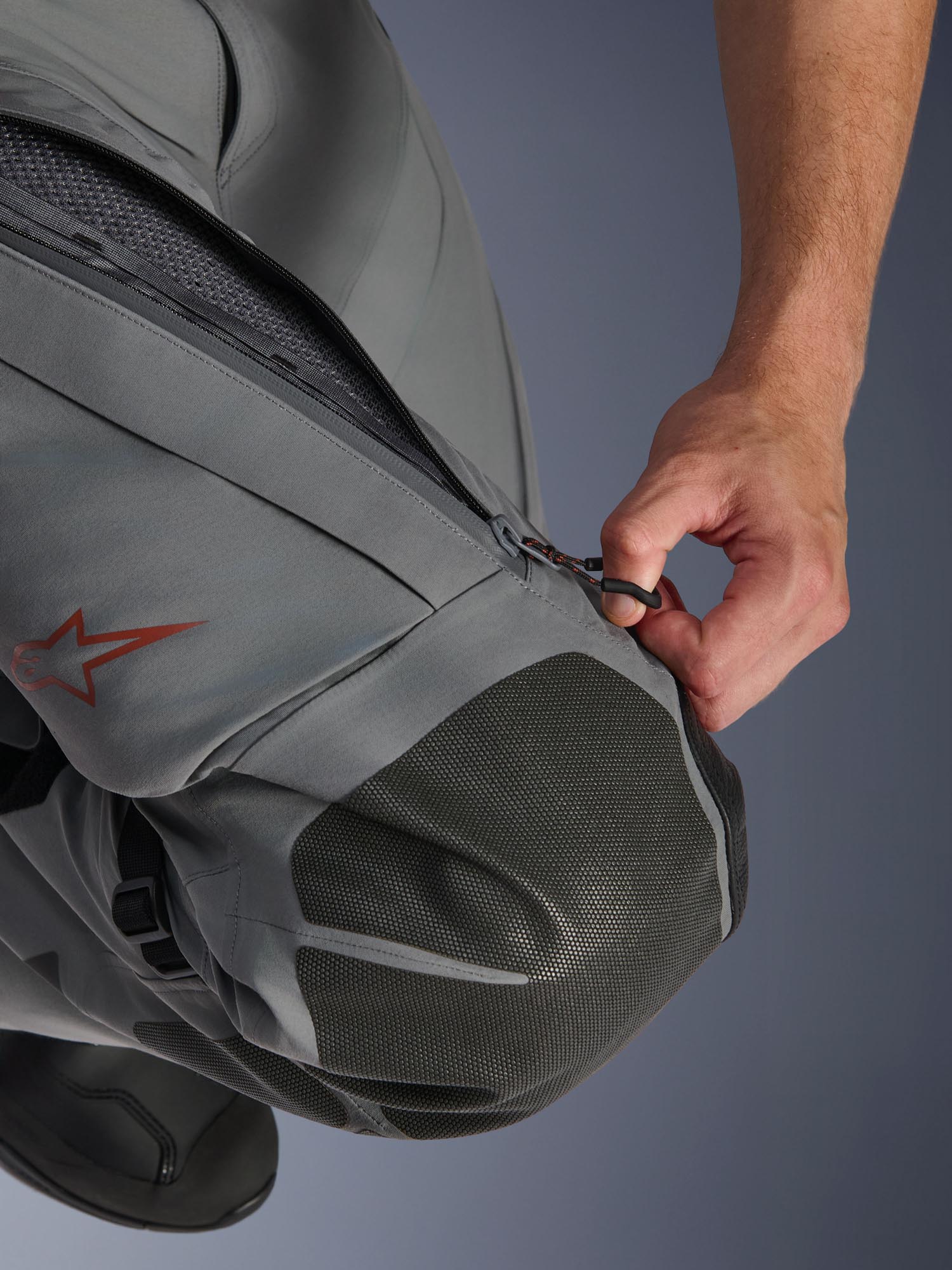 Side view of Alpinestars Nazca 3L Gore-Tex Pro waterproof Motorcycle Textile Pants