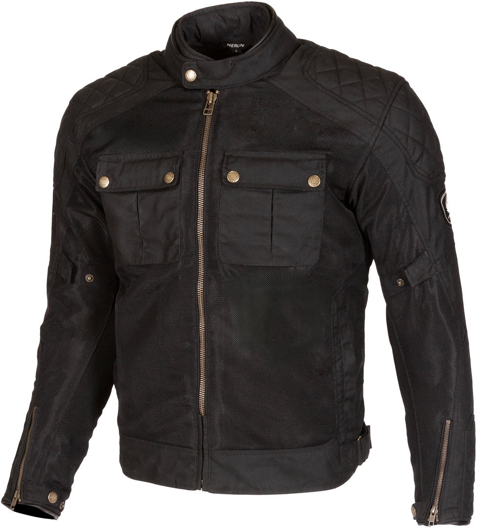 Merlin Shenstone II Cotec Air Motorcycle Textile Jacket black 3XL Figure 1