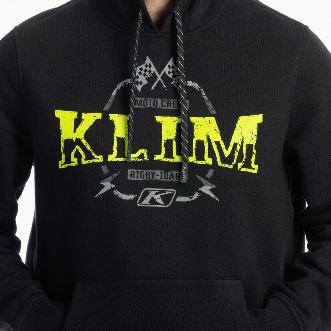 Klim Dirt Rider Hoodie black/neon-yellow XL Figure 2