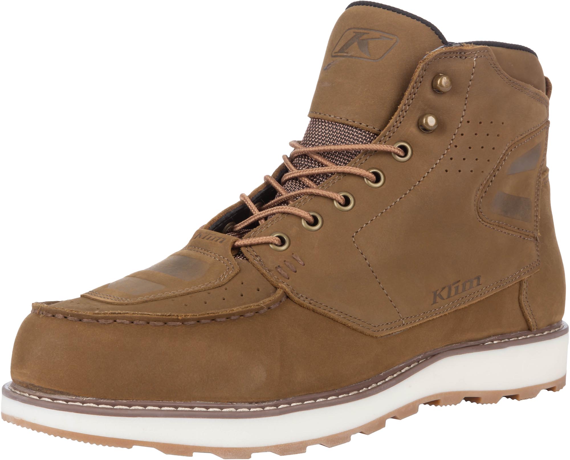 Klim Blak Jak 2026 Bottes de moto en cuir perforé marron/beige 13 Figure 3