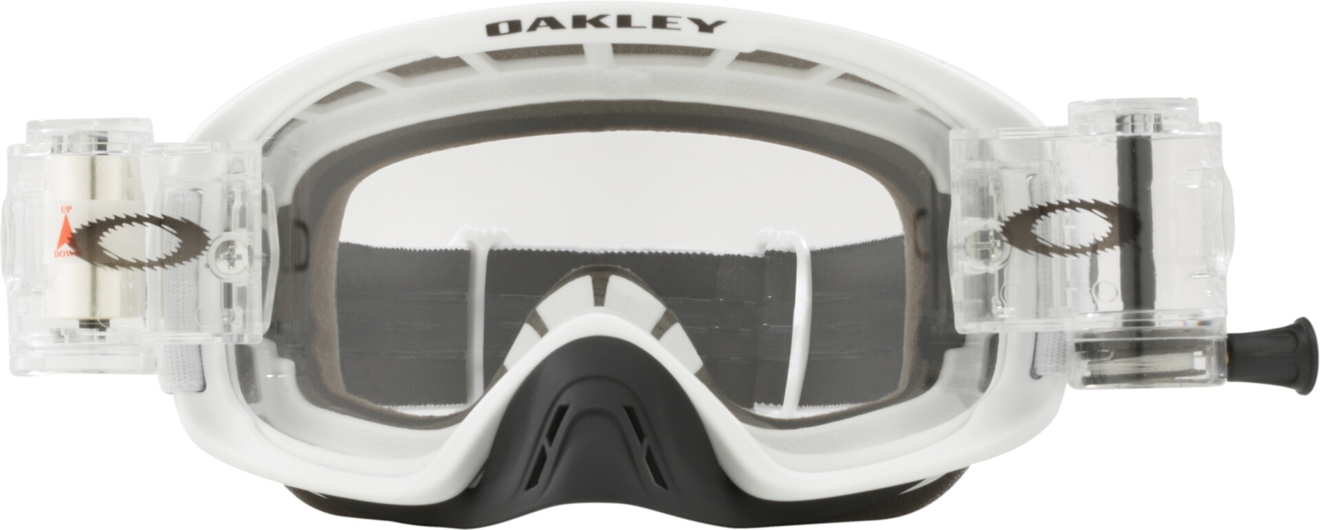 Oakley O-Frame 2.0 Pro Race Ready Matte Roll Off Motocross Goggles white Figure 12