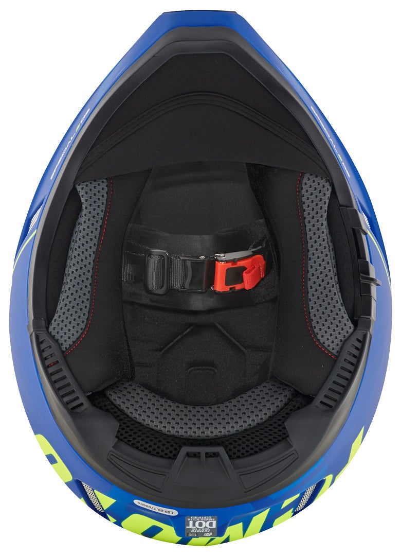 FC-Moto Merkur Pro Straight Enduro Helmet blue matt XL Figure 10