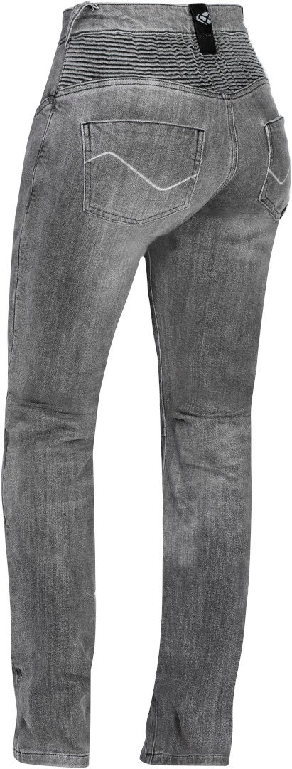 Ixon Cathelyn Damen Motorradjeans hellgrau XXL Abbildung 2