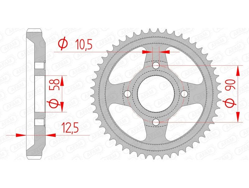 AFAM Standard stålkrone 10216 - 428 Figur 2