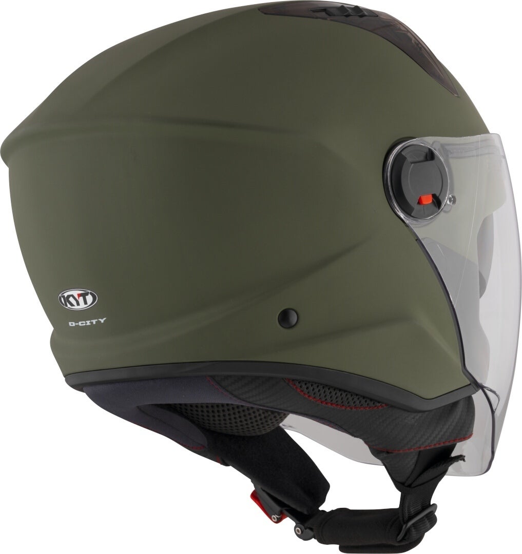 KYT D-City Plain Cască cu reacție Verde mat XL (61) Figura 5