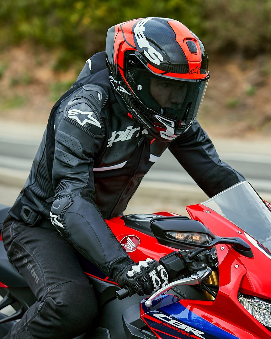 Alpinestars Supertech R10 Element Carbon Helm schwarz/rot/weiß M (57/58) Abbildung 14