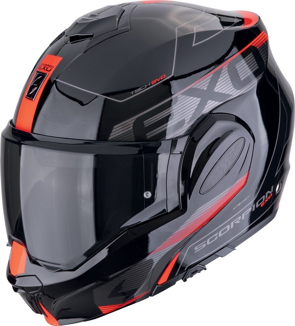 Scorpion EXO Tech Evo Traveller Casco nero/rosso XL (60/61) Figura 1
