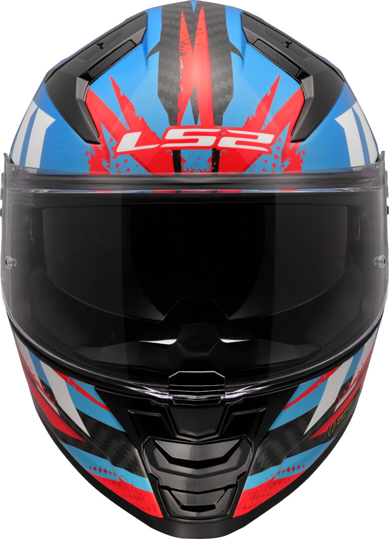 LS2 FF811 Vector II Carbon Tantic Helm blau/rot/weiß M (57/58) Abbildung 8