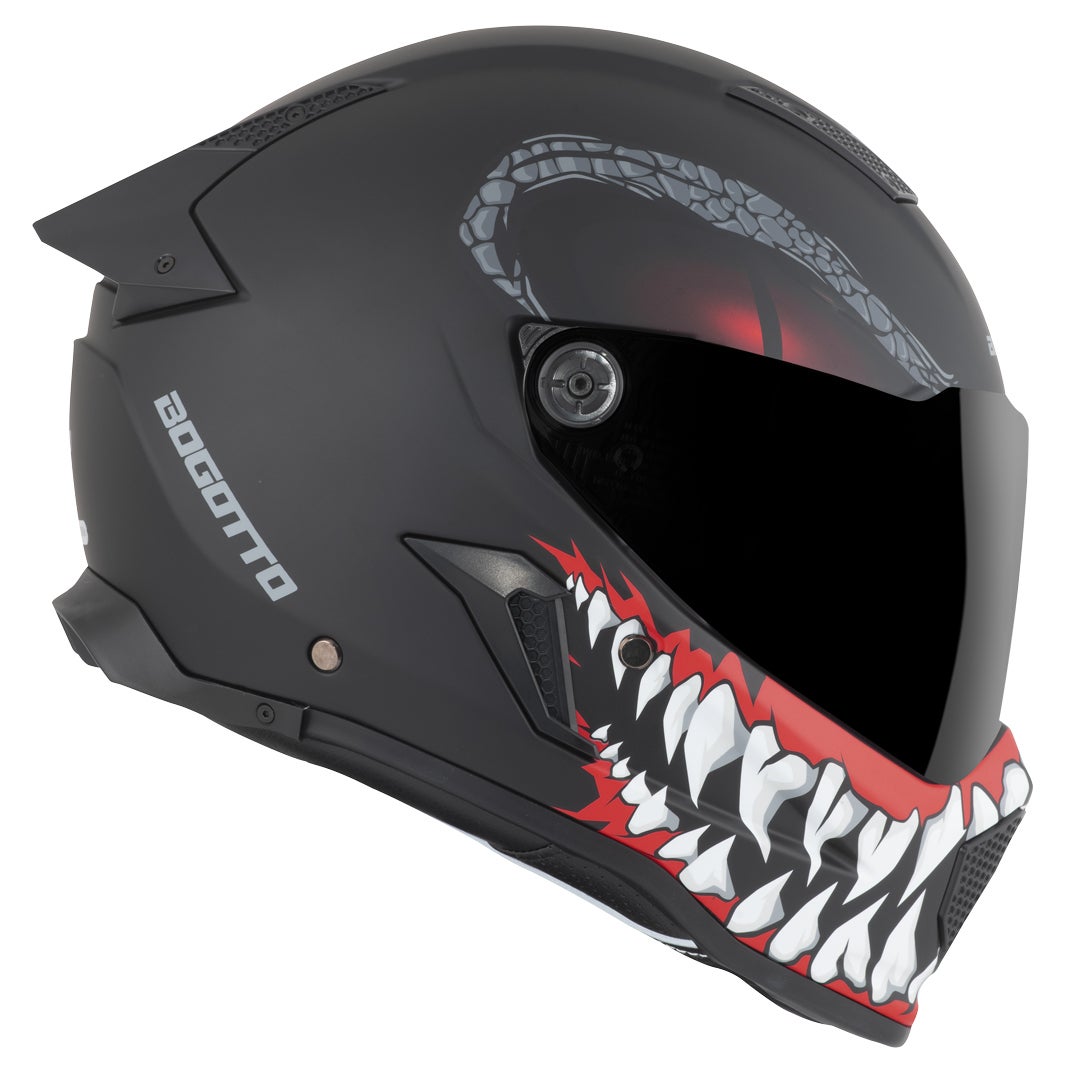 Side view of Bogotto Rapto Reptile Helmet