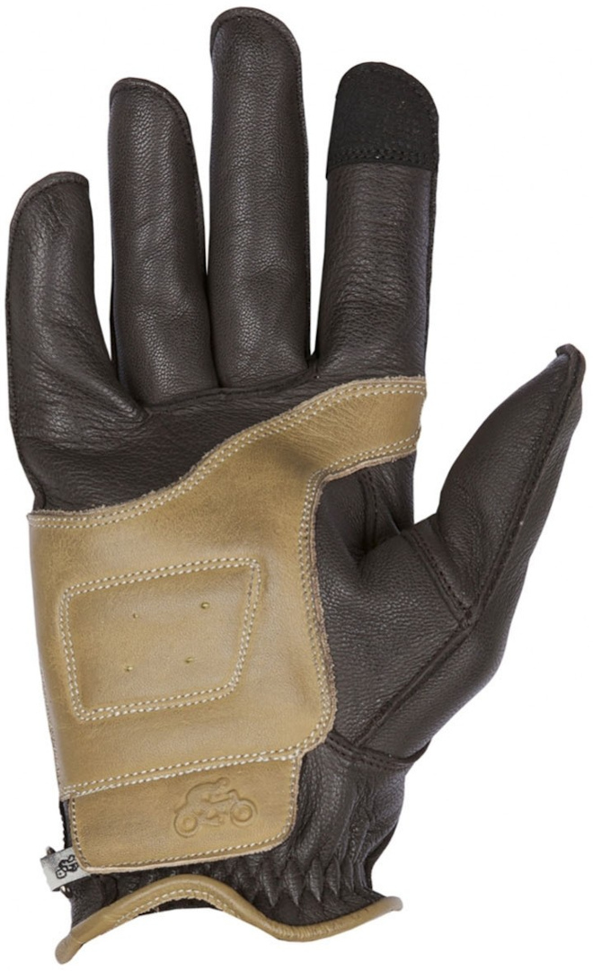 Helstons Hiro Summer Motorcycle Gloves dark brown 12 Figure 2