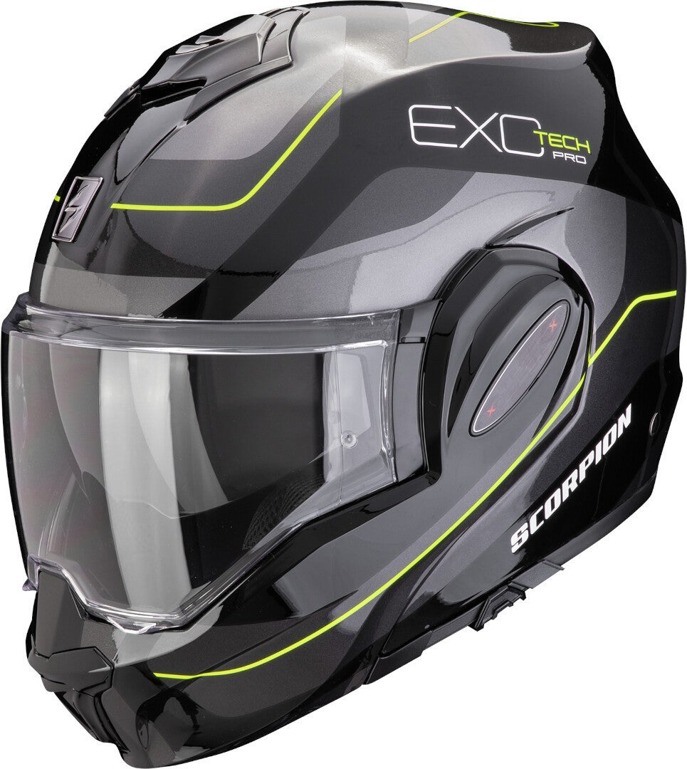 Scorpion Exo-Tech Evo Pro Commuta Casco giallo/nero/argento XL (60/61) Figura 1