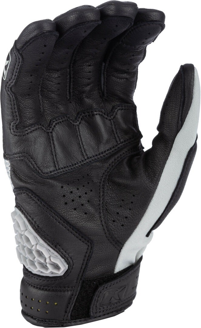 Klim Baja S4 2025 perforated Mesh Leather/Textile Enduro Motorcycle Gloves Perforeret mesh læder / tekstil enduro motorcykelhandsker mørkegrå/sort 3XL Figur 2