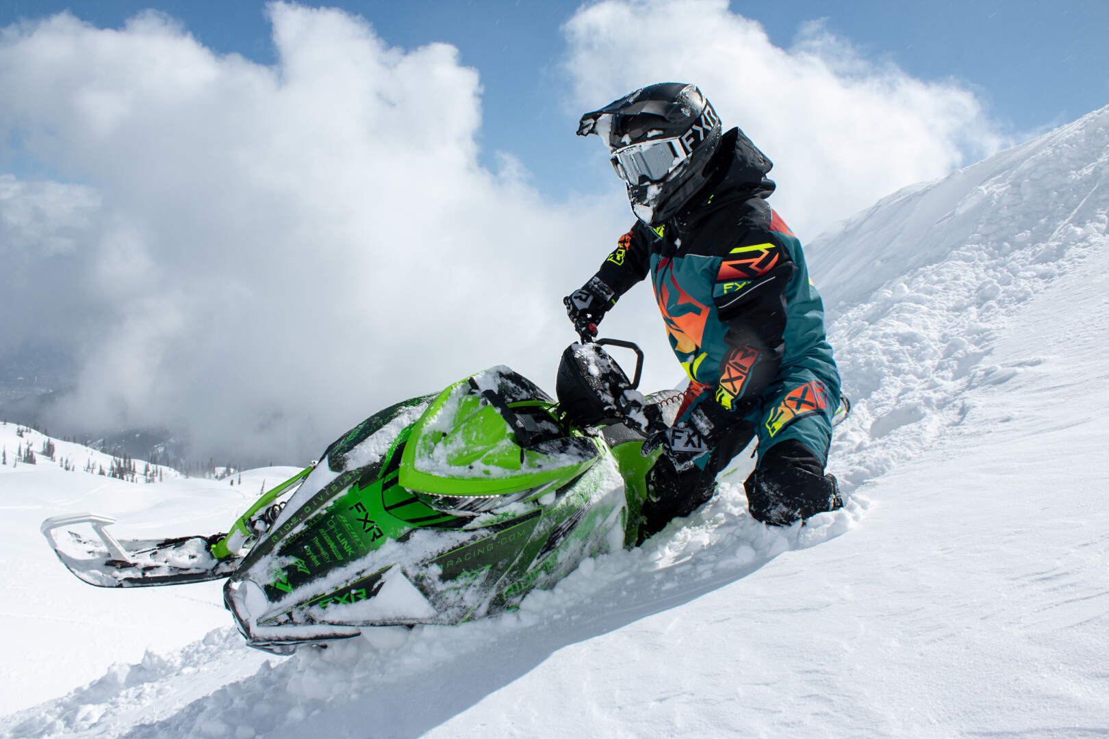 FXR CX Lite 2023 Eendelig sneeuwscooterpak zwart/grijs M Figuur 3