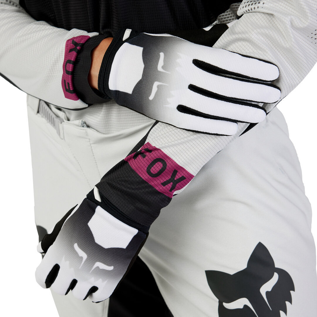 FOX Flexair Optical Motocross trøje til damer Sort/lysegrå XL Figur 3