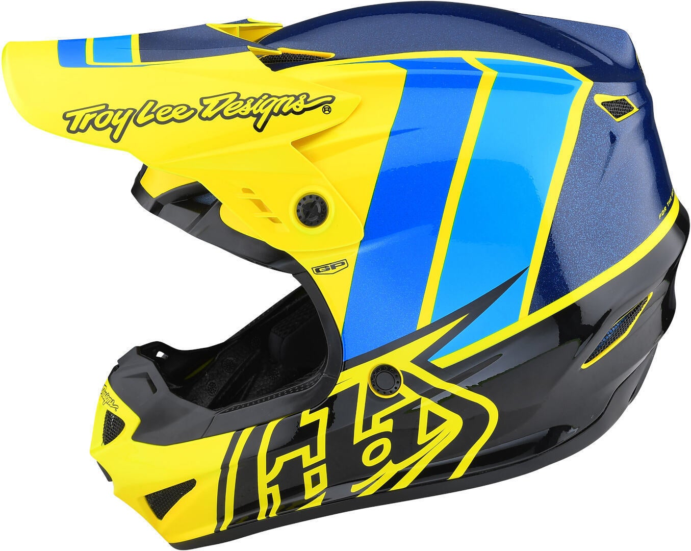 Troy Lee Designs GP Nova Casco Motocross Giovanile Giallo neon Y/L (52/53) Figura 8