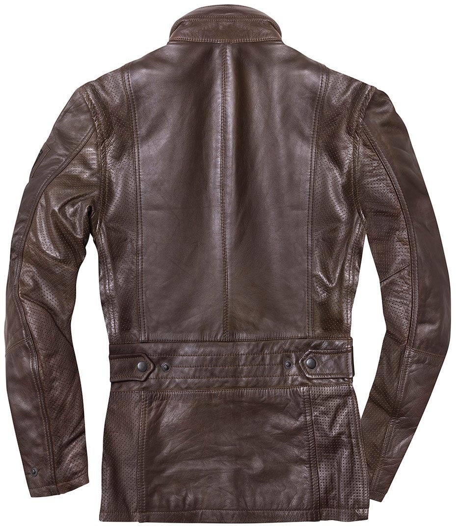 Black-Cafe London Classic Motorfiets lederen jas bruin 56 Figuur 2