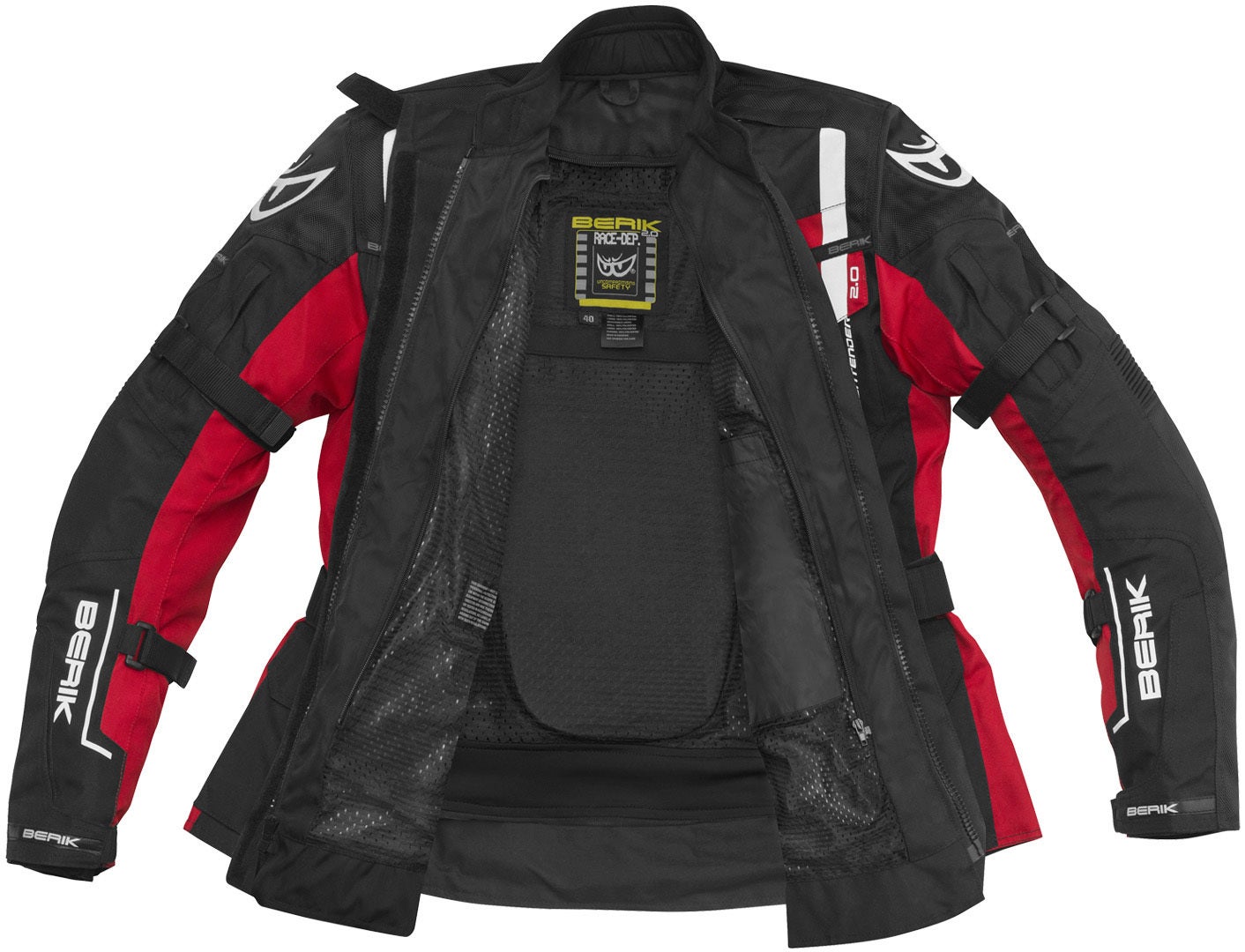 Side view of Berik Torino waterproof Ladies Motorcycle Textile Jacket