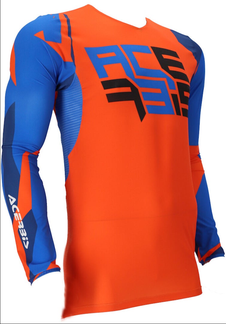 Acerbis J-Flex 1 Motocross Jersey orange/blå L Figur 3