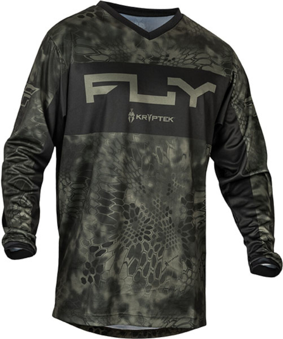 Fly_racing Men's Black/Grey Fly Racing F-16 S.e. 2024 Motocross Jersey