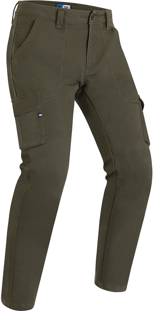 PMJ Aviator Vaqueros de moto verde 36 Figura 1