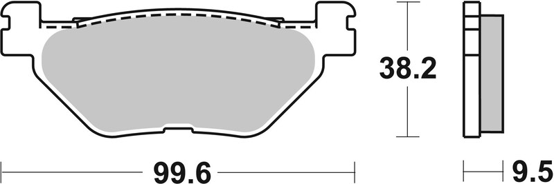 Brembo S.p.A. Bromsbelägg Kol Keramiska - 07YA3908 Figur 2