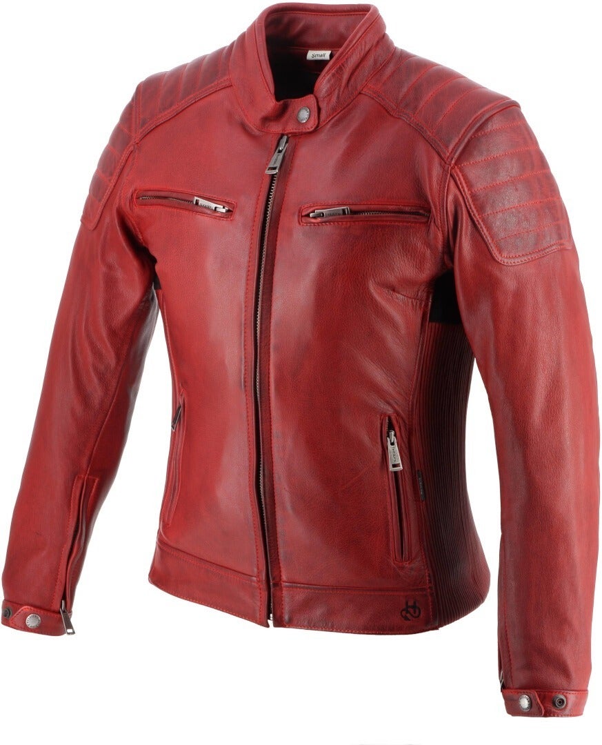 Helstons Jody Ladies Motorcycle Leather Jacket red XL Figure 4