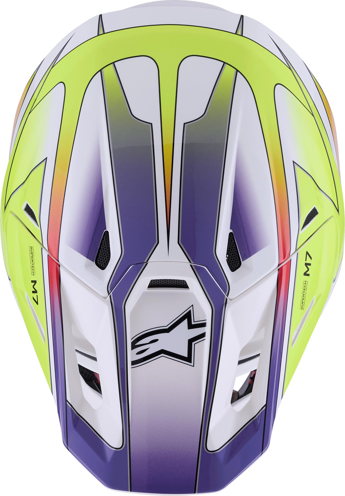 Side view of Alpinestars S-M7 Fuse Motocross Helmet