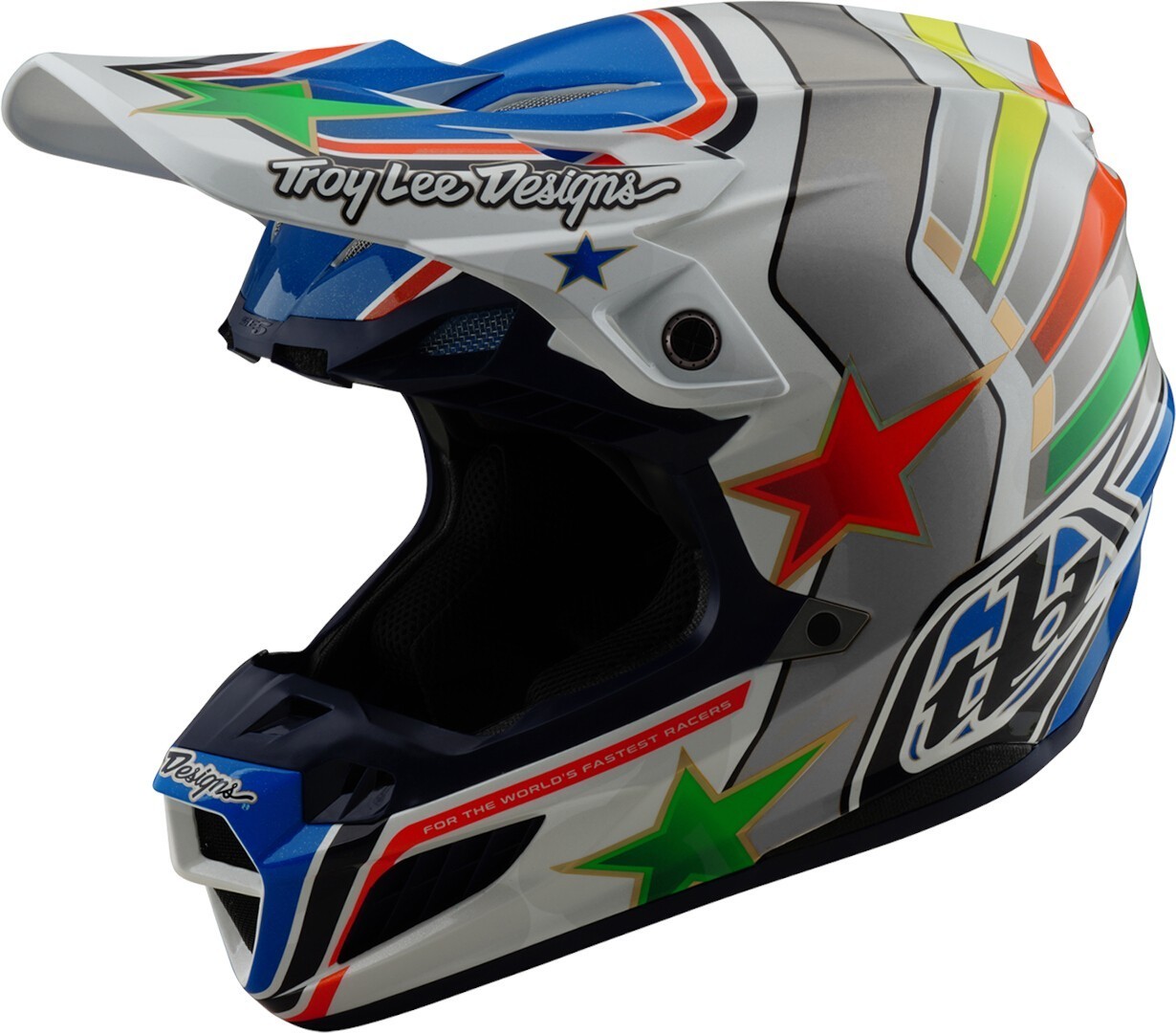 Troy Lee Designs SE5 Composite MIPS Rays Casco Motoross colorido M (57/58) Figura 1