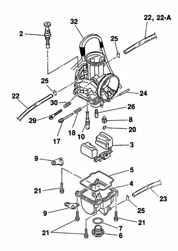 KEIHIN Carburator PWK38 Carburator Figura 3